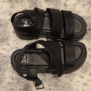 Chunky Black Platform Shoes